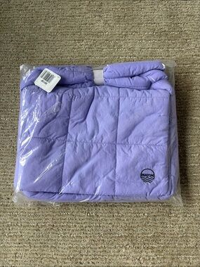 NWT Mayim Lavender/Purple Puffer/Puffy Crossbody Bag
